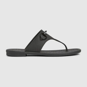 Gucci Horsebit Thong Rubber Sandals (PLEASE REQUEST YOUR SIZE FOR PURCHASING)